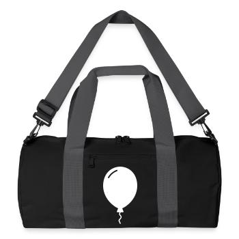 Balloon – Party, Lightness & Good Mood - Recycled Duffel Bag - black/graphite grey - Front
