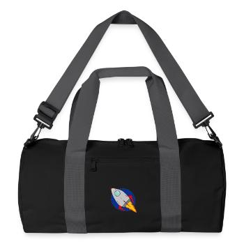 Rocket - Recycled Duffel Bag - black/graphite grey - Front