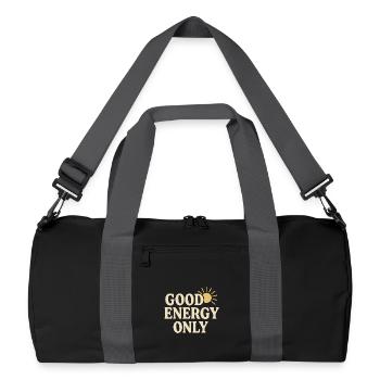 Énergie solaire positive - Sac de sport recyclé - noir/gris graphite - Devant