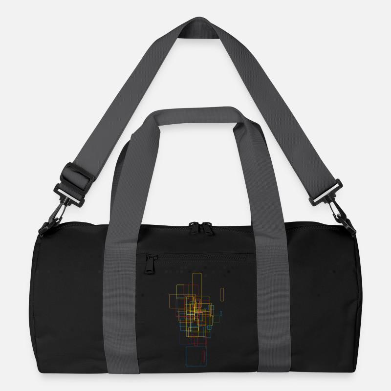 Sci-Fi Muster / abstrakt Recycelte Duffel Bag
