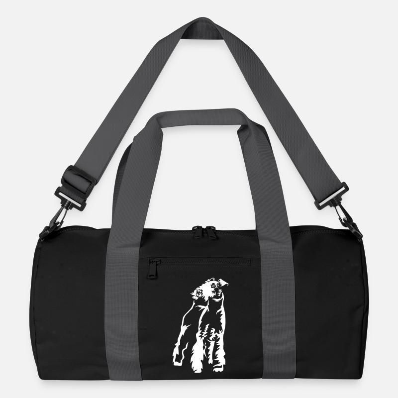 Foxterrier "Black Edition" - Recycelte Duffel Bag - Schwarz/Graphitgrau