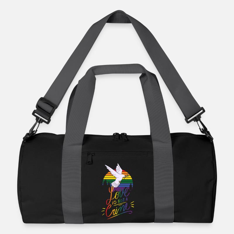 Christopher Street Day - Recycelte Duffel Bag - Schwarz/Graphitgrau