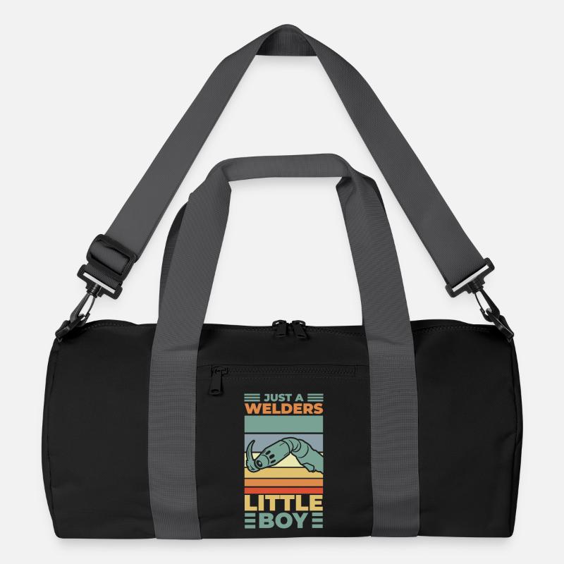 Nur ein kleiner Schweißer Junge Recycelte Duffel Bag