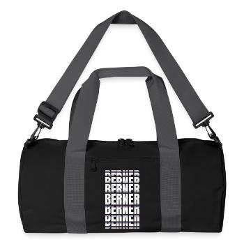 Berner Schweiz - Recycelte Duffel Bag - Schwarz/Graphitgrau - Vorne