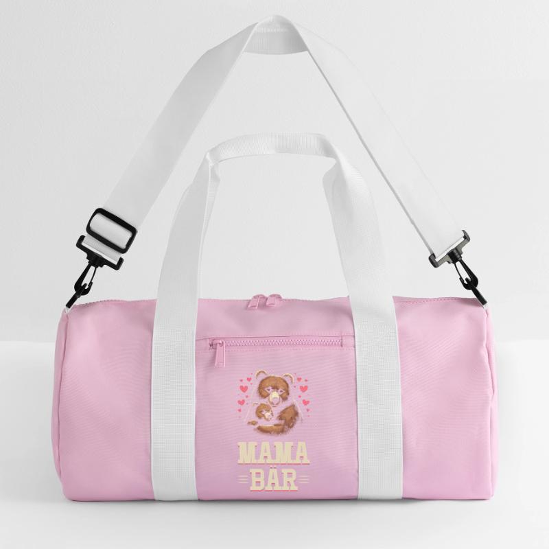 Mama Bär Muttertag Mutter Elternteil Mama Bear Recycelte Duffel Bag