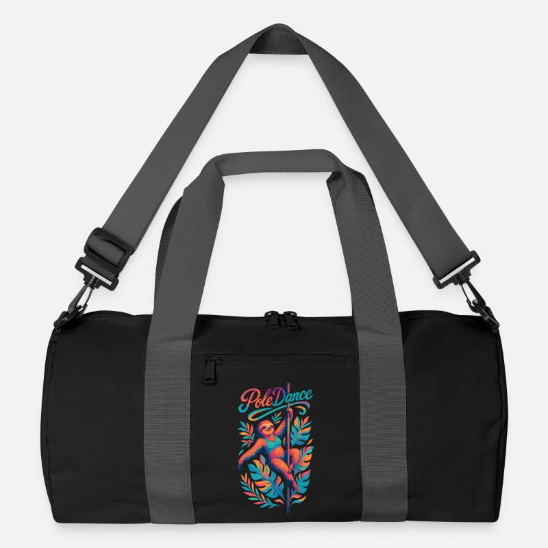 Pole Dance Faultier Poledancerin witzig Geschenk Recycelte Duffel Bag