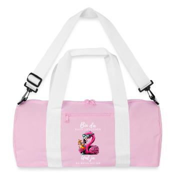 Flamingo Cocktail Party - Sac de sport recyclé - rose/blanc - Devant