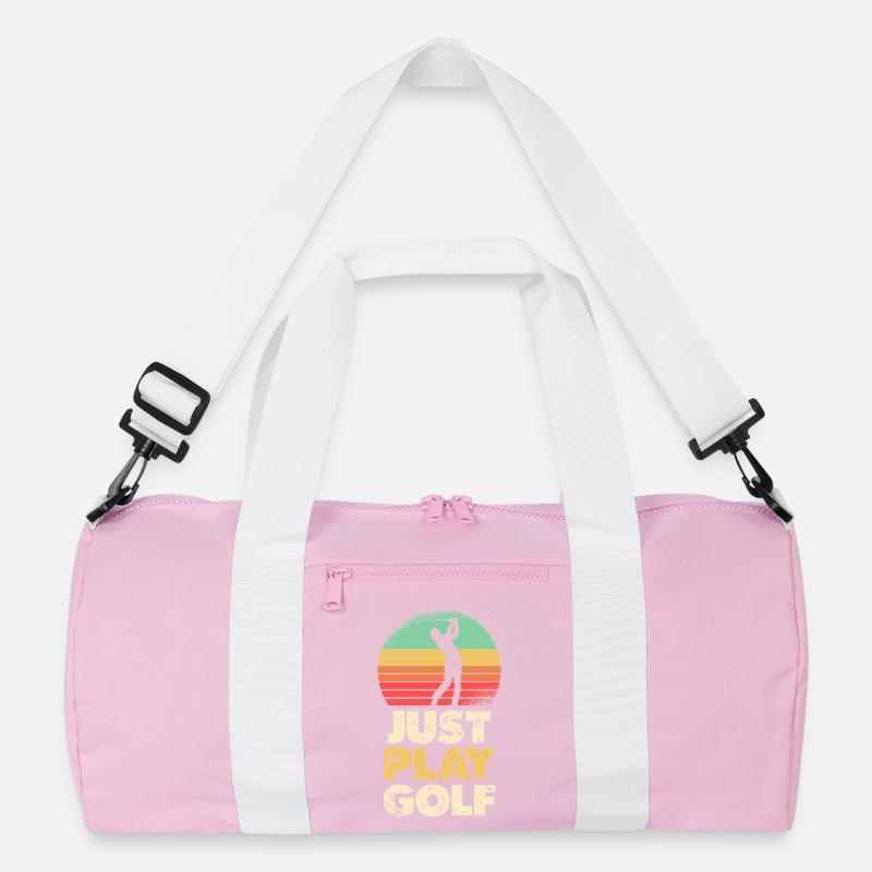 Just Play Golf Retro Sunset Recycelte Duffel Bag