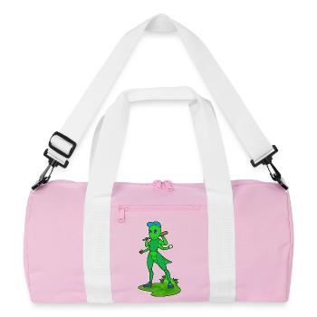 Caterpillar Baseball Batte - Sac de sport recyclé - rose/blanc - Devant
