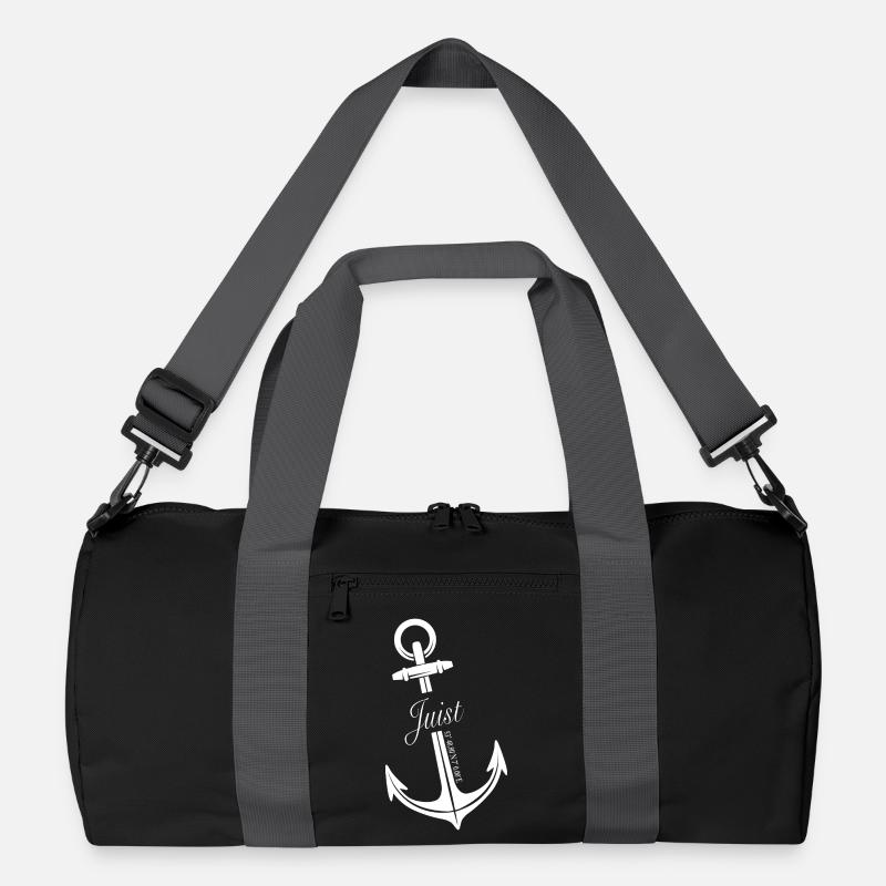 Juist - Recycelte Duffel Bag - Schwarz/Graphitgrau