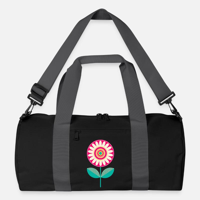 Süße bunte Blume Recycelte Duffel Bag
