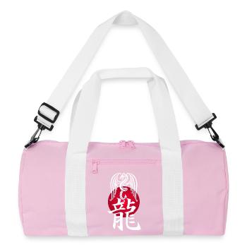 Dragon blanc du Japon - Sac de sport recyclé - rose/blanc - Devant