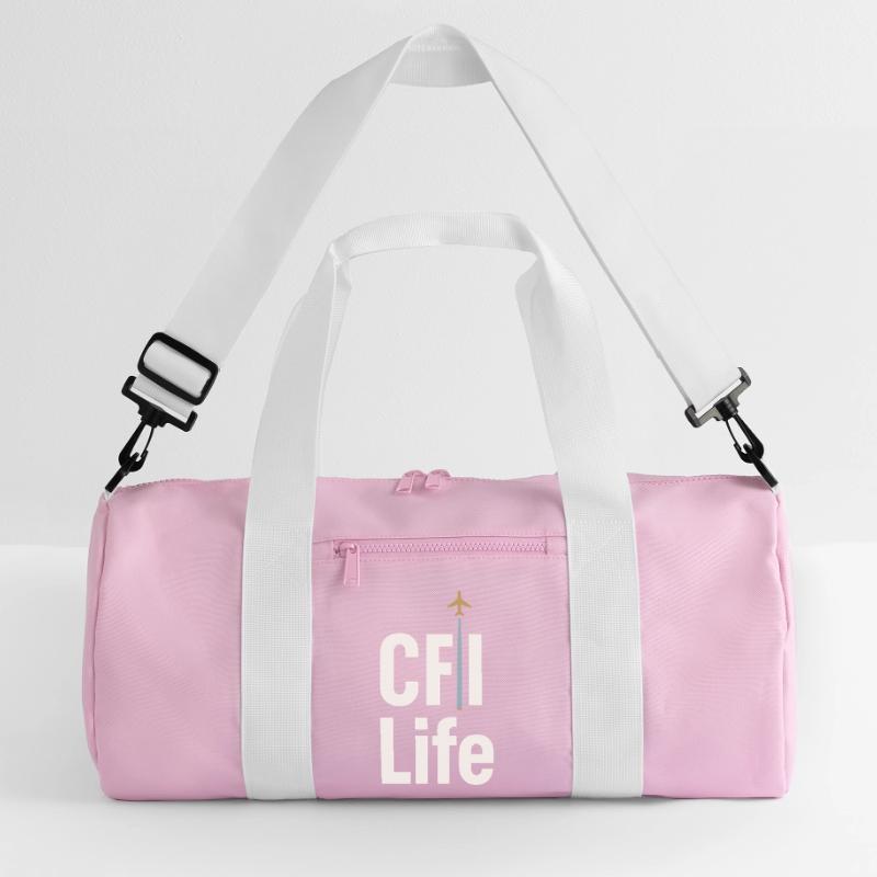 Flight Instructor Cfi Pilot Aviation Instructor Recycled Duffel Bag