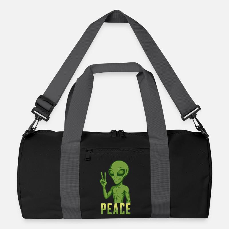 Peace Alien Recycelte Duffel Bag