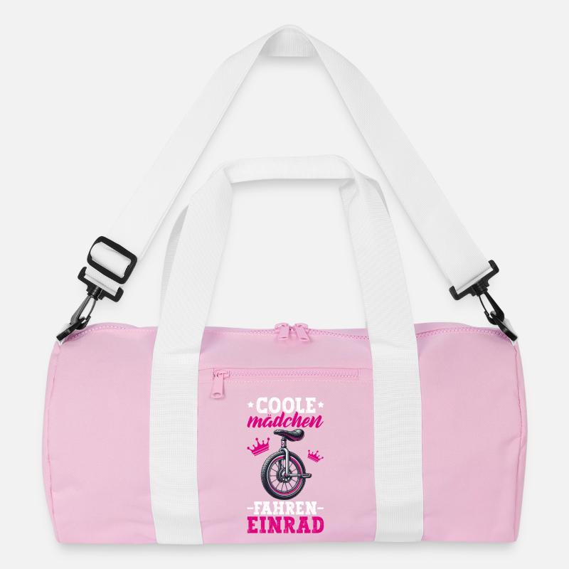 Fille cool en monocycle Sac de sport recyclé