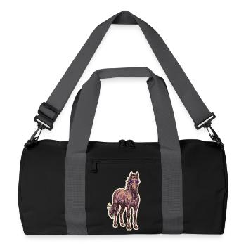 Horse Sunglasses - Recycled Duffel Bag - black/graphite grey - Front