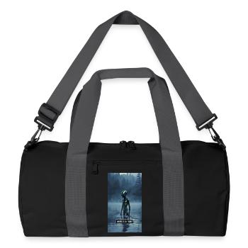 OÙ AI-JE GARÉ ? - Art drôle de forêt extraterrestre - Sac de sport recyclé - noir/gris graphite - Devant