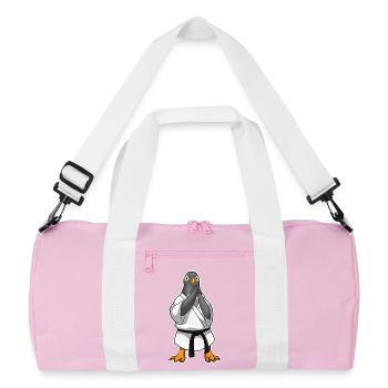 Penguin Karate Arts Martiaux - Sac de sport recyclé - rose/blanc - Devant