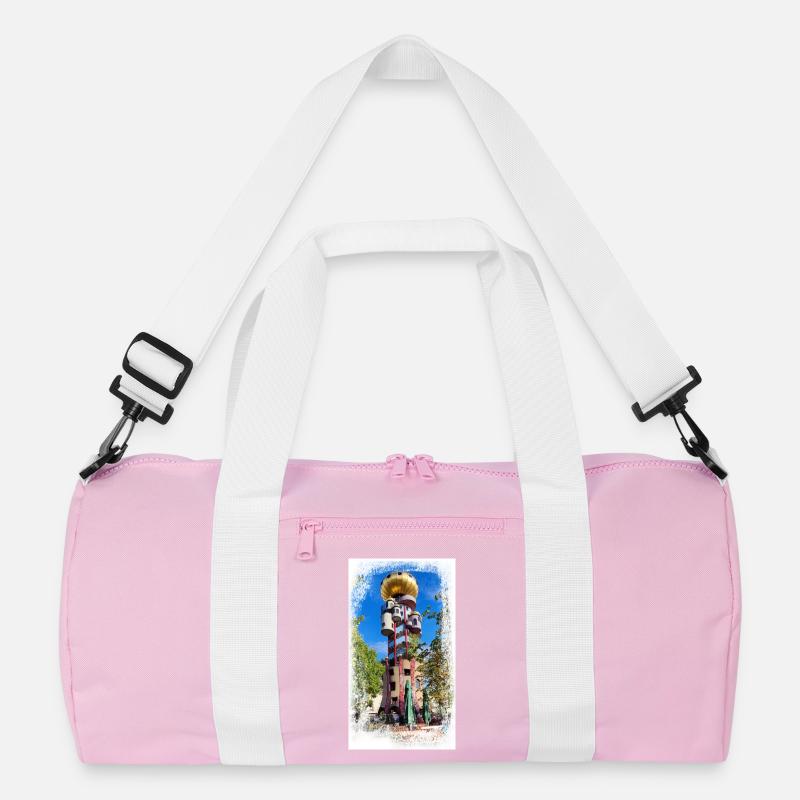 Kunterbunter Turm beim Kuchlbauer Recycelte Duffel Bag
