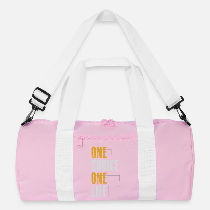 Eine Wahl, ein Leben Recycelte Duffel Bag