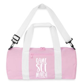 Game Set Match - Recycled Duffel Bag - pink/white - Front