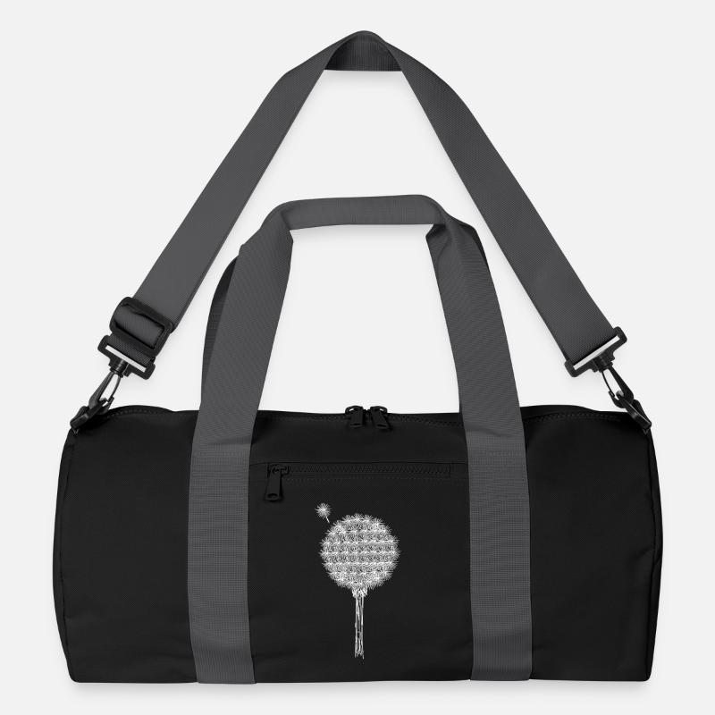 Pusteblume - Recycelte Duffel Bag - Schwarz/Graphitgrau
