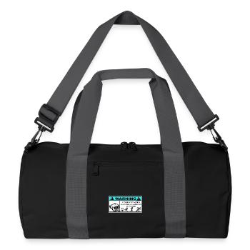 Autocollant Voiture - Sac de sport recyclé - noir/gris graphite - Devant
