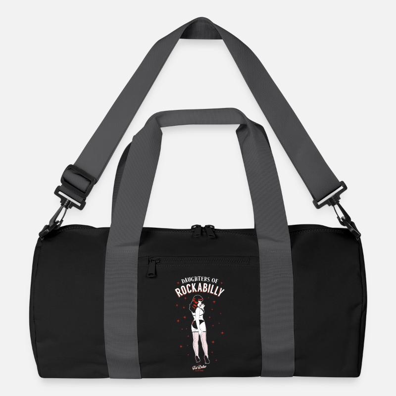 Daughters of Rockabilly - Recycled Duffel Bag - black/graphite grey