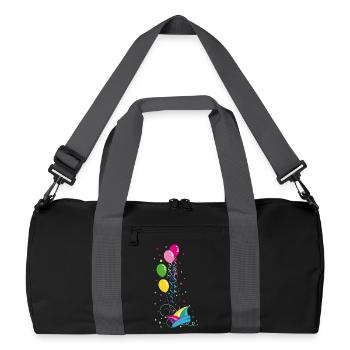 Carnaval Mardi Gras Fool Cap Balloon Carnaval - Sac de sport recyclé - noir/gris graphite - Devant
