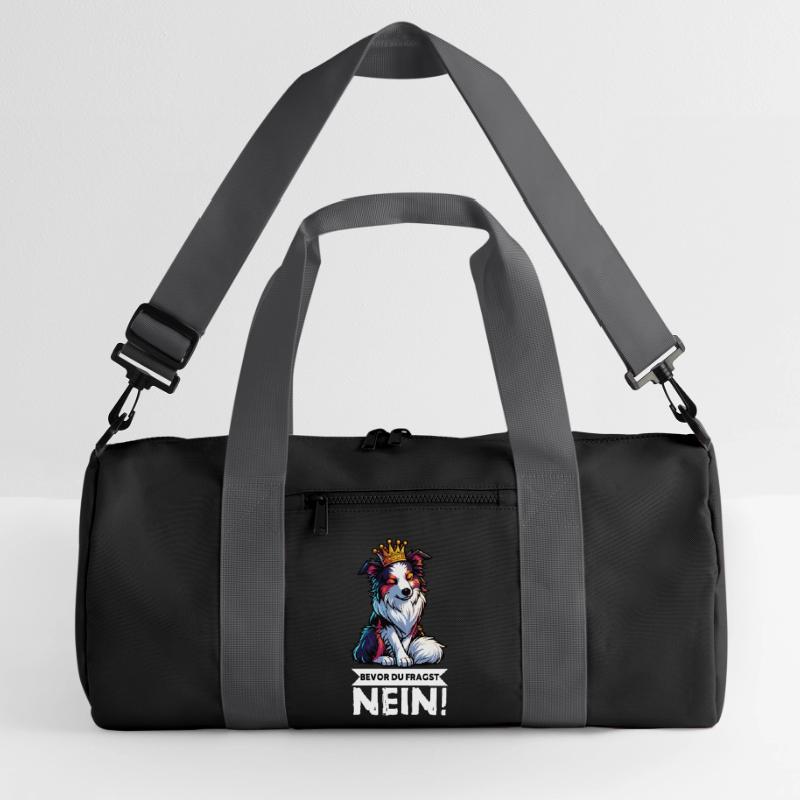 Before you ask: Australian Shepherd Aussie Aussie Recycled Duffel Bag
