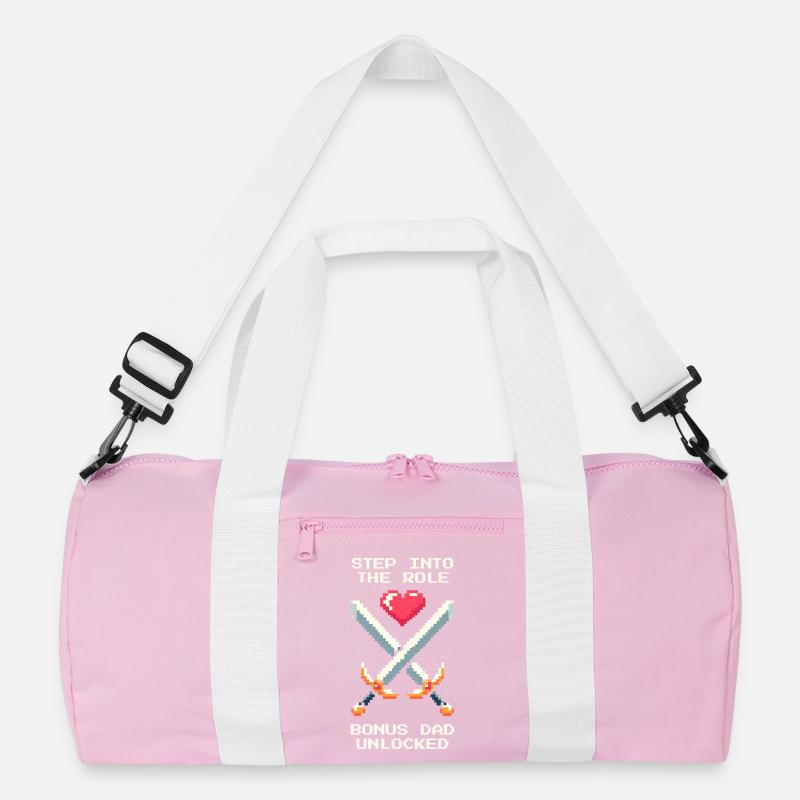 Bonus-Papa freigeschaltet | Stiefvater Patchwork Recycelte Duffel Bag
