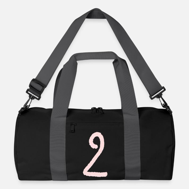 Abbildung 2 - Recycelte Duffel Bag - Schwarz/Graphitgrau