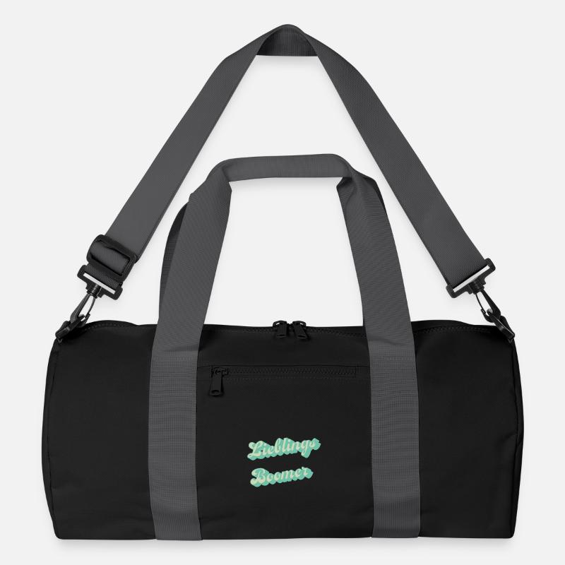 Favorite Boomer Retro Script Recycled Duffel Bag