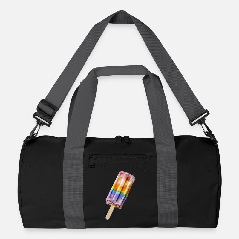 Eis am Stil Regenbogen Recycelte Duffel Bag