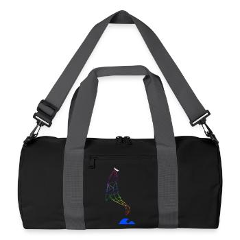 Pride Lifts You Up - Recycelte Duffel Bag - Schwarz/Graphitgrau - Vorne