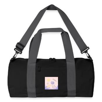 Coquillages pastel étoile de mer - Sac de sport recyclé - noir/gris graphite - Devant