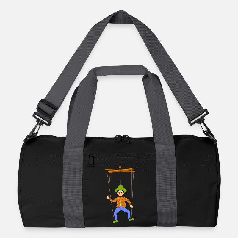 kinder marionette spielen Recycelte Duffel Bag