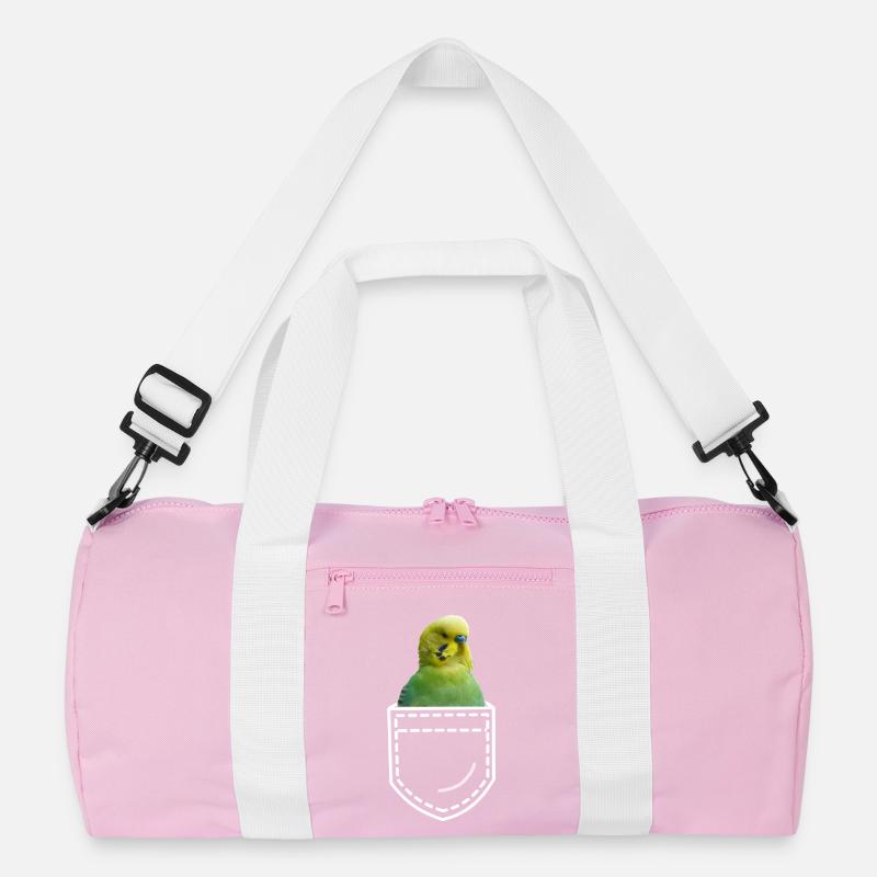 Vogel Wellensittich Recycelte Duffel Bag