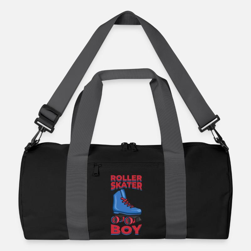 Roller Skates Boy Recycled Duffel Bag