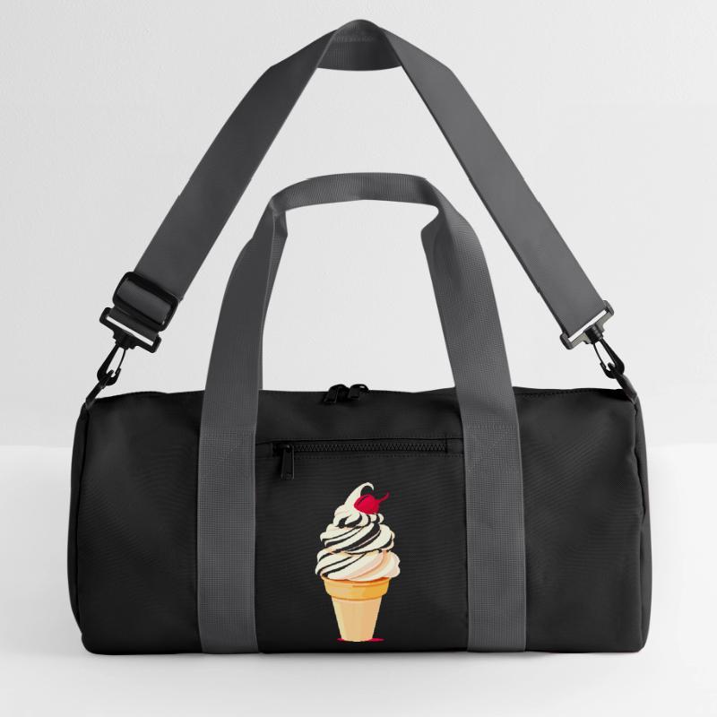Cornet de crème glacée Artwork Sac de sport recyclé