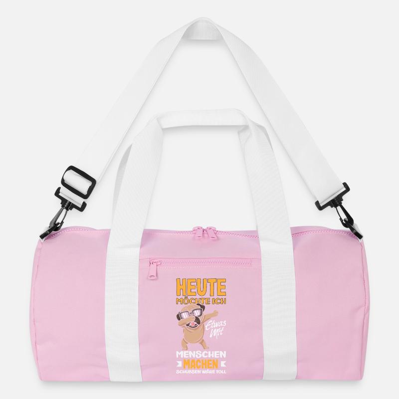 Heute möchte ich Menschen schubsen Recycelte Duffel Bag