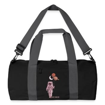 astronaute - Sac de sport recyclé - noir/gris graphite - Devant