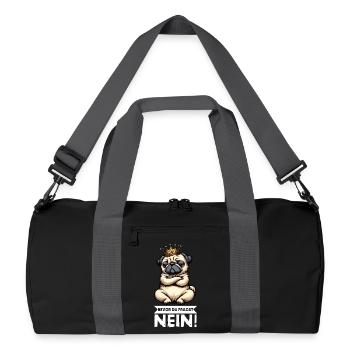 Avant de demander Carlin, Carlin, Propriétaire de Carlin, Porte-carlin, - Sac de sport recyclé - noir/gris graphite - Devant