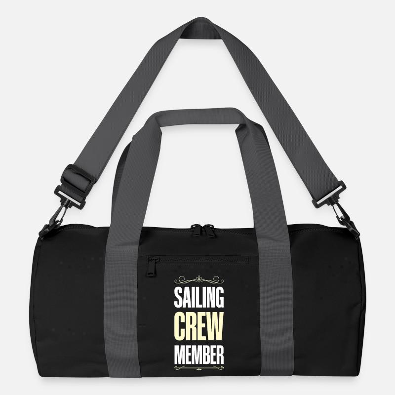 Sailing Crew - Recycelte Duffel Bag - Schwarz/Graphitgrau