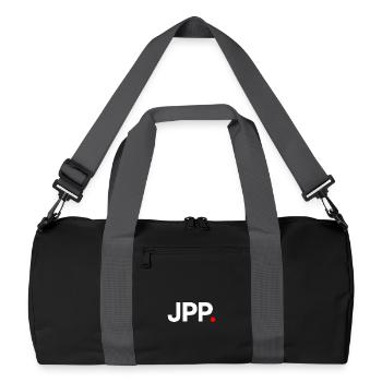 JPP | Humor Fatigue Minimalist Office - Recycled Duffel Bag - black/graphite grey - Front