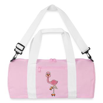 Patins à roulettes Flamingo - Sac de sport recyclé - rose/blanc - Devant