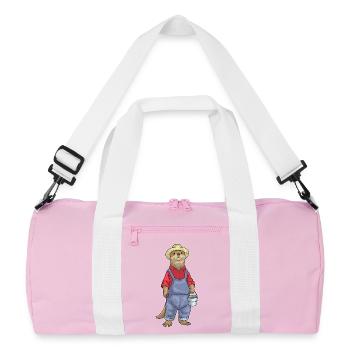 Ferme de seaux Otter Farmer - Sac de sport recyclé - rose/blanc - Devant