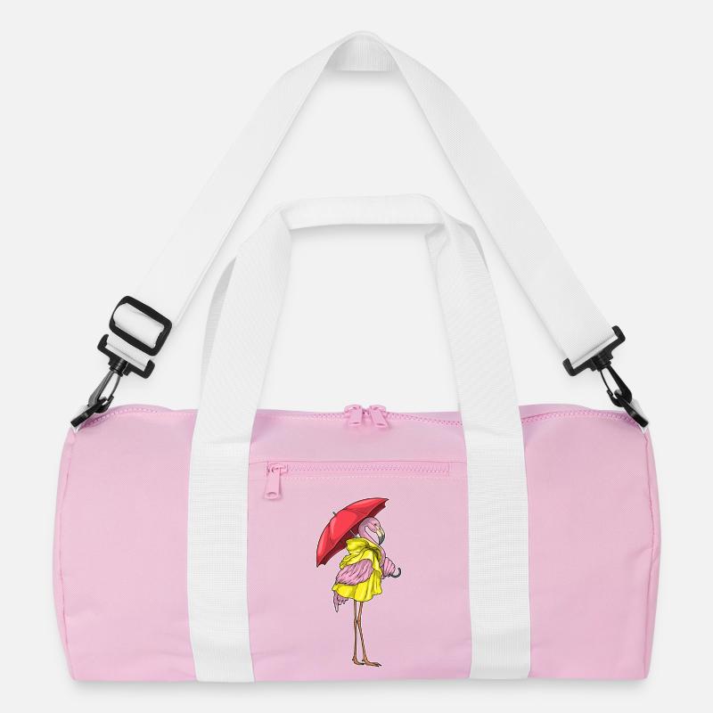 Flamingo Regenschirm Recycelte Duffel Bag