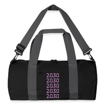 Vintage 2030 - Recycled Duffel Bag - black/graphite grey - Front