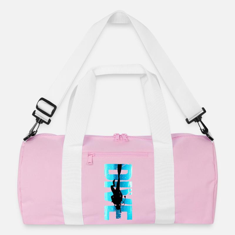 Taucher Design Retro Dive Outfit Geschenk Recycelte Duffel Bag